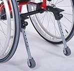 Anti tipping wheels for active wheelchair SAGITTA