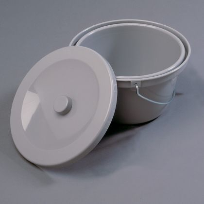 Toilet bucket with cover for commode chair Vermeiren 139B