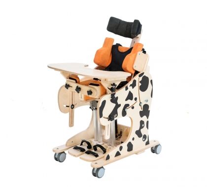 Rehabilitation standing frame with chair function DALMATIAN - Manual