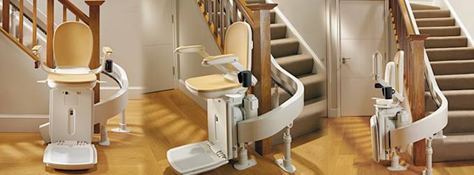 Столче за изкачване на стълби за трудноподвижни хора за закрит или открит монтаж ACORN 180
