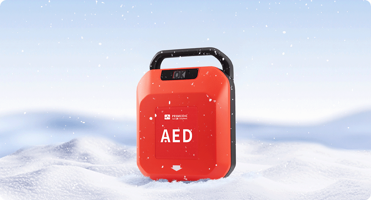Автоматичен външен дефибрилатор (AED) PRIMEDIC HeartSave YA5 с дисплей и CPR сензор