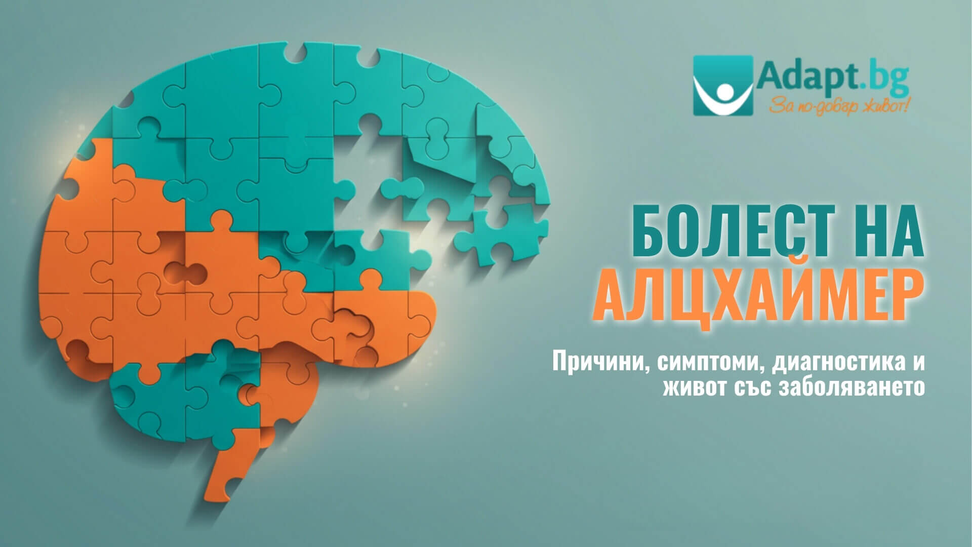 Болестта на Алцхаймер Причини, симптоми, диагностика и живот със заболяването