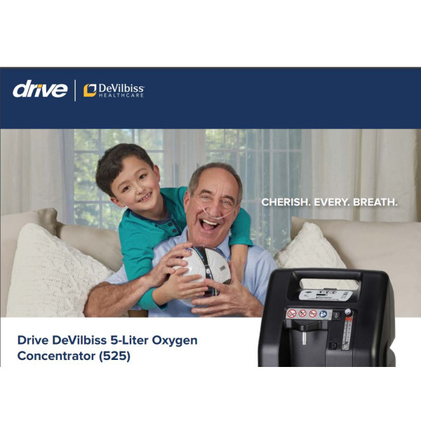 Кислороден концентратор DeVilbiss 5 литра кислород в минута, апарат за кислород за домашна терапия