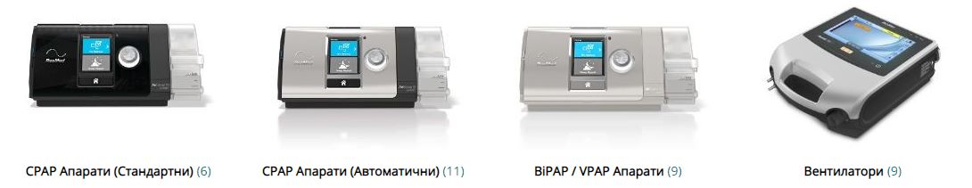 Каква е разликата между вентилатор, CPAP и BiPAP апарат