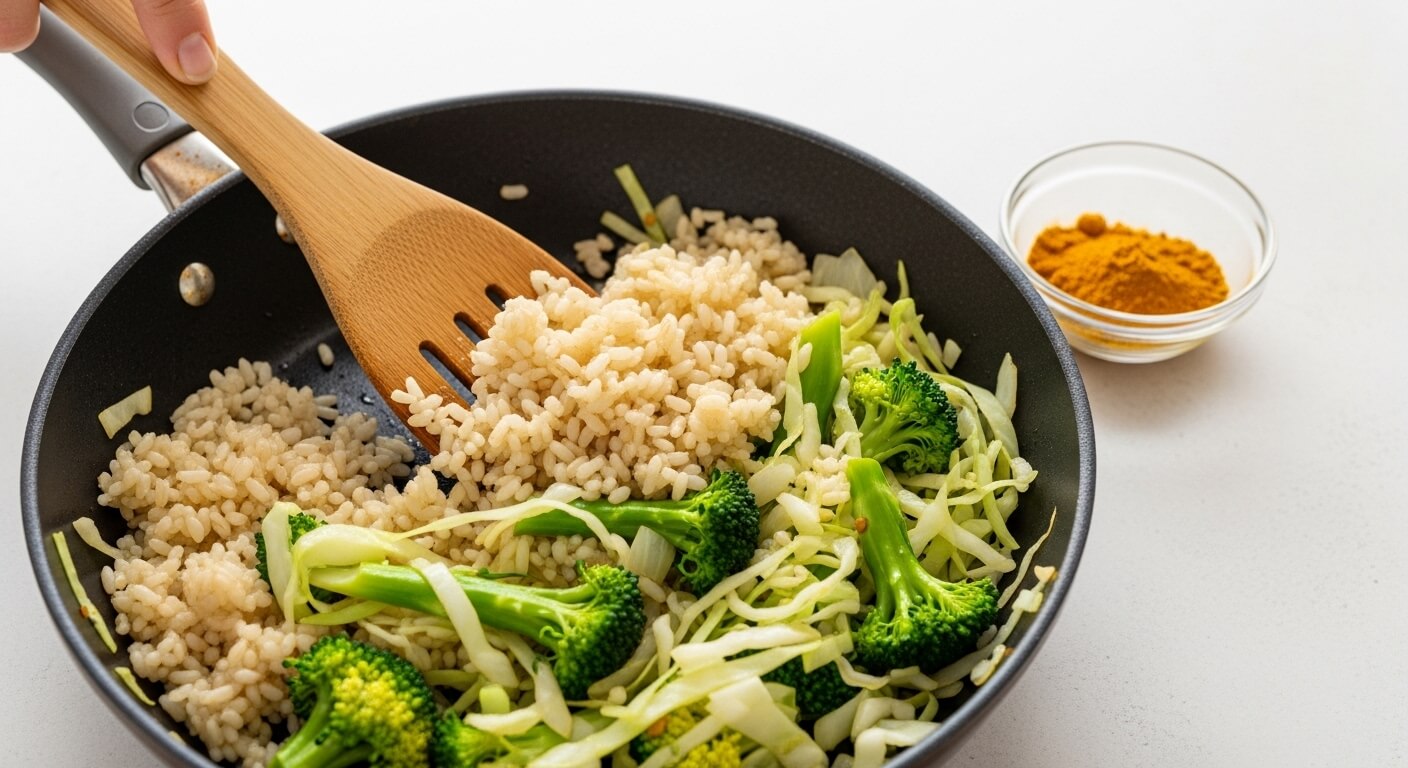 Adapt BG рецепта с кафяв ориз и куркума