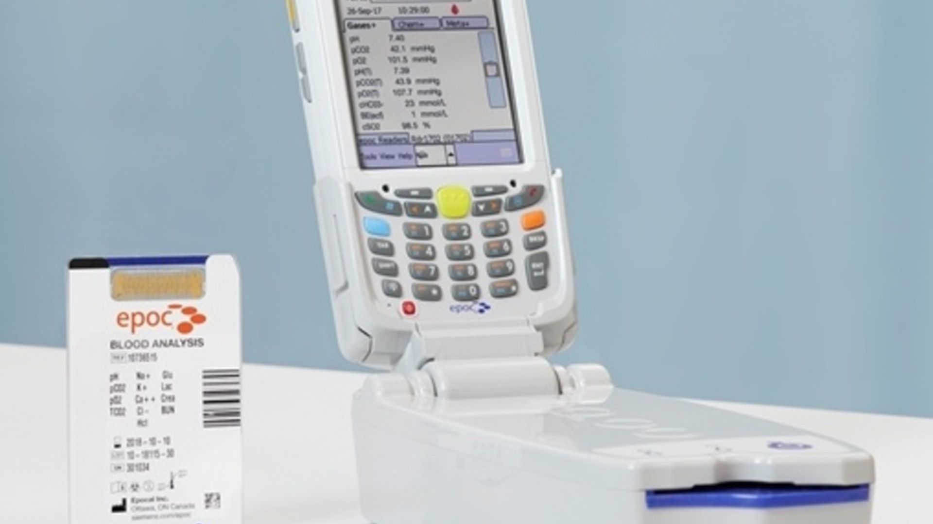 Дисплей на система за кръвно-газов анализ Epoc®