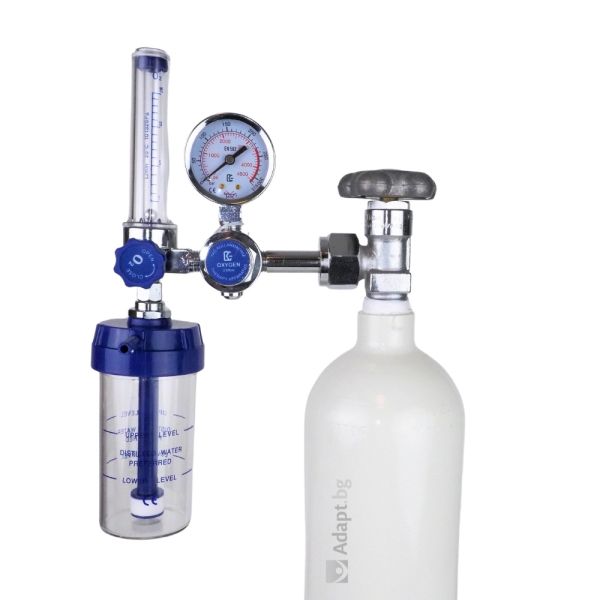 3.0 Litre Oxygen Tank with Reducer and Humidifier