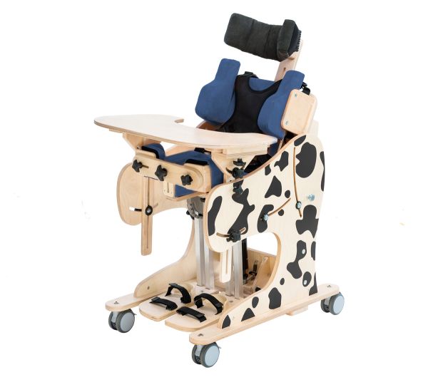 Rehabilitation standing frame with chair function DALMATIAN - Manual