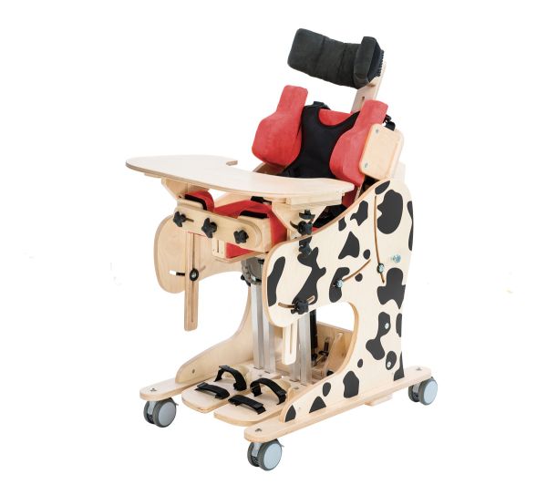 Rehabilitation standing frame with chair function DALMATIAN - Manual
