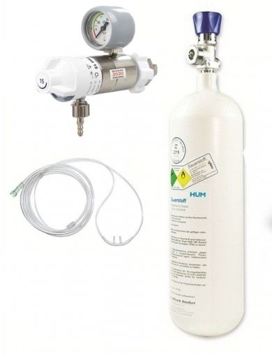 Oxygen cylinder with Valve 5 l - HUM