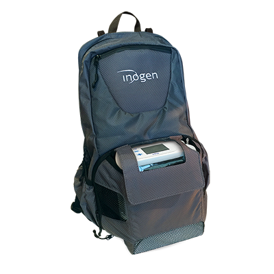 Backpack for mobile oxygen concentrator Inogen G5