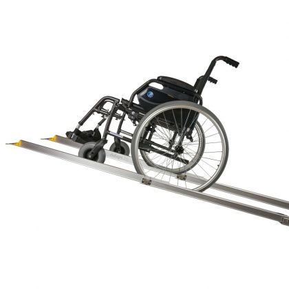 Алуминиеви телескопични рампи за инвалидна количка 244 см