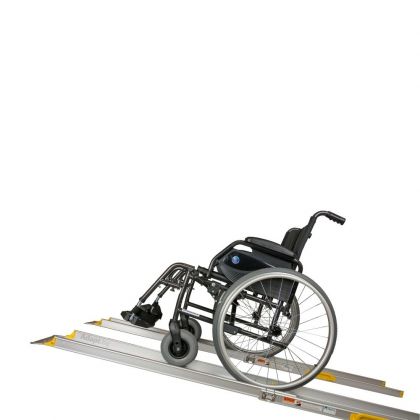 Алуминиеви телескопични рампи за инвалидна количка 244 см