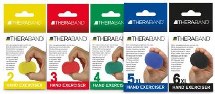 Мека силиконова топка за тренировка на ръка Thera-Band Hand Exerciser