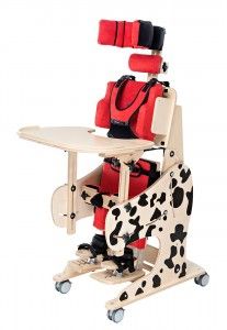 Rehabilitation standing frame with chair function DALMATIAN - Manual