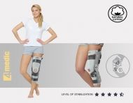 Lower limb brace with splints and reinforcement ACL EB-SKL/2RA