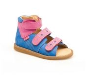 Summer orthopedic shoes for children BLUE/PINK