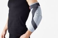 Stabilizing elbow joint support with orthopaedic whalebones EB-L