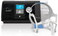 Комплект Автоматичен CPAP Апарат, Овлажнител и  Назална Маска ResMed