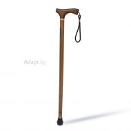 Luxury wooden cane with straight handle