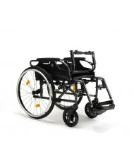Рингова инвалидна количка D200 30° под наем сгъната.